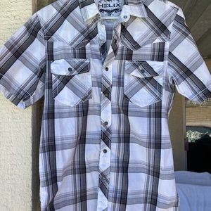 Men’s Helix Short Sleeve Button Up